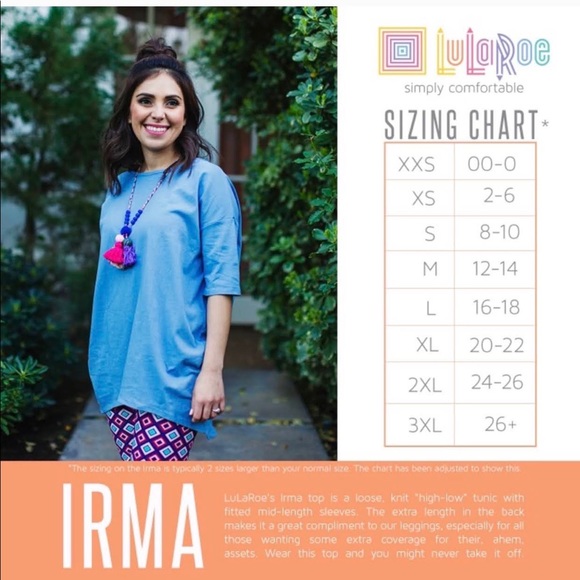 NWOT Sz XS LuLaRoe Patriotic Watermelon Tunic Top - Picture 4 of 4